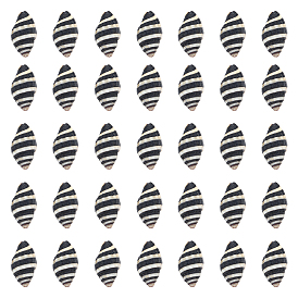 50шт. Натуральные спиральные бусины-ракушки, неочищенные / без отверстий