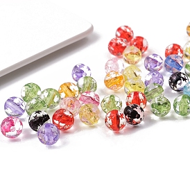 Transparent Acrylic Beads, Round