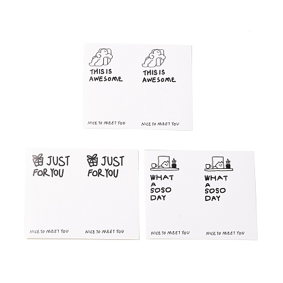 Rectangle Present Stickers,  Adhesive Label Stickers, for Gift Decoration