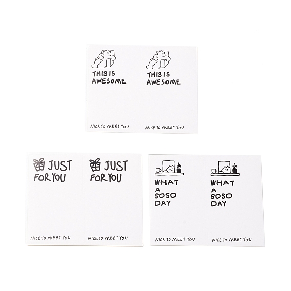 Rectangle Present Stickers,  Adhesive Label Stickers, for Gift Decoration