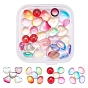 40Stk 4 Stil transparente Glascabochons, Mischformen