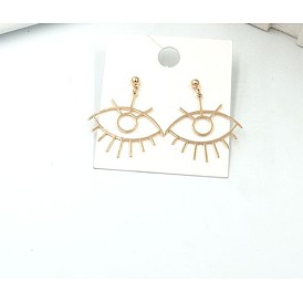 Alloy Ear Studs, Dangle Earrings, Eye