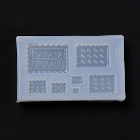 Pendentifs bricolage moules en silicone, moules à pendentif en résine, pour la résine UV, fabrication de bijoux en résine époxy, des biscuits