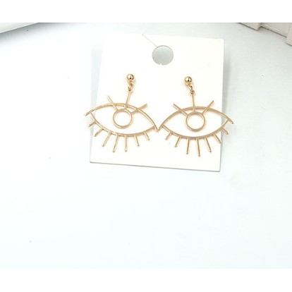 Alloy Ear Studs, Dangle Earrings, Eye
