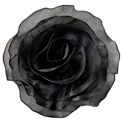 1броши из полиэстера с цветочным принтом, булавки для лацканов одежды из сплава