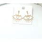 Alloy Ear Studs, Dangle Earrings, Eye