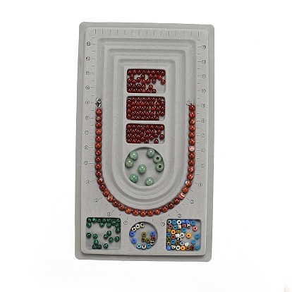 Conseil de conception de perles Conseil de conception de collier, flocage, rectangle, 9.06x16.14x0.39 pouce
