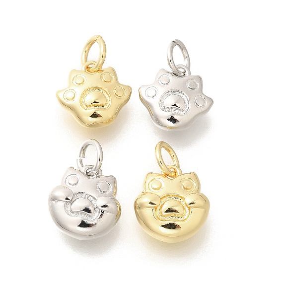 Латунные подвески, с целью перехода в кольце, долговечный, без свинца и без кадмия, лапы печатать прелести