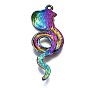 Colgantes de aleación de color arcoíris, sin cadmio y níque y plomo, serpiente