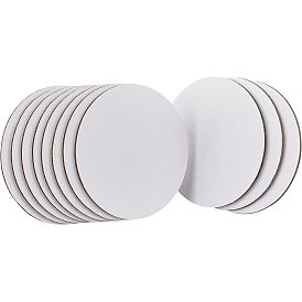 Полотняные натянутые панели из чистого холста, с деревянной рамой, для покраски, масляная краска, плоско-круглые