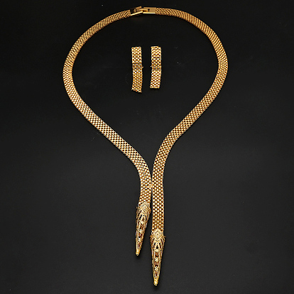 Комплекты из латунных цепочек и ожерелий для женщин