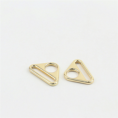 Zinc Alloy Buckle Ring, Triangle, Webbing Belts Buckle, for Luggage Belt Craft DIY Accessories
