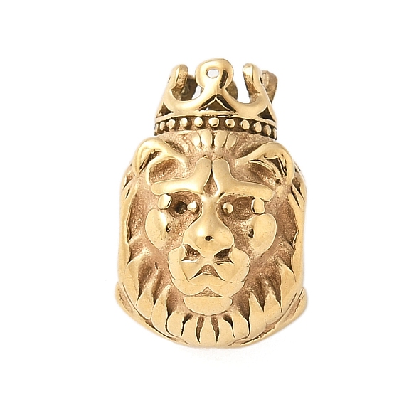 304 из нержавеющей стали европейские шарики, голова льва, ионное покрытие (ip)