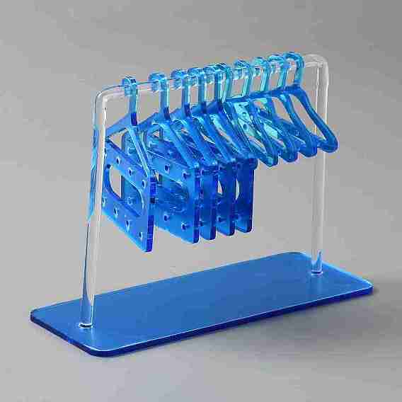 Акриловая вешалка для сережек, Держатель органайзера для сережек в форме вешалки с мини-вешалками 10шт 2 стилей