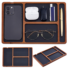 Wood Desktop Storage Boxes, Rectangle