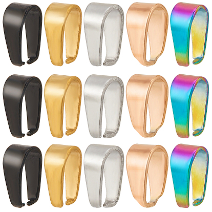 50 шт 5 цвета 304 защелки на скобах из нержавеющей стали