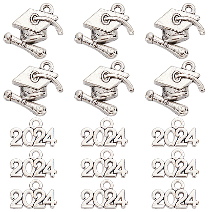 100 шт 2 стили сплава подвески в тибетском стиле