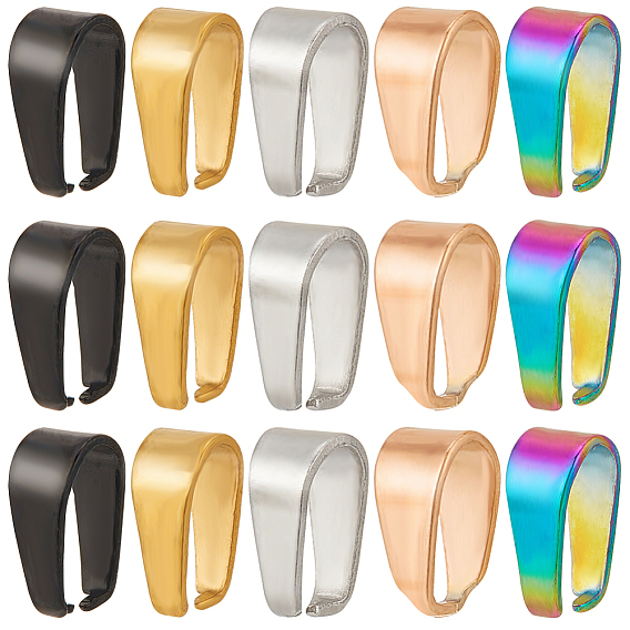 50 шт 5 цвета 304 защелки на скобах из нержавеющей стали