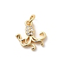 Латунные микро проложить кубического циркония подвески, прелести осьминога, стойки покрытие, долговечный, без свинца и без кадмия, с целью перехода в кольце