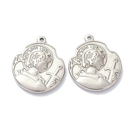 304 подвески из нержавеющей стали, плоские круглые с человека