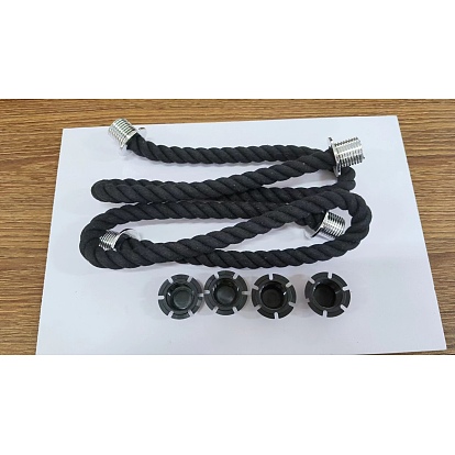 Практичная ручка для сумки из витой хлопковой веревки, с пластиковой откручивающейся крышкой, для резиновых сумок eva bag tote аксессуары