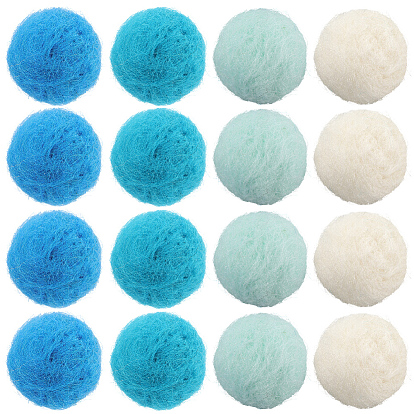 40шт 4 цвета шерстяные войлочные шарики, Pom Pom шары, для декоративных украшений diy