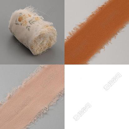 Polyesterband, Rohkantiges Band, für Hochzeitseinladungen, Blumensträuße, Geschenkpapier