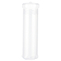 Portable Transparent PP Retractable Pen Holder, Column
