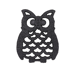 Owl Shape Iron Felt Hot Pads, Heat Resistant Cup Mat, Hot Dishes Insulation Pad