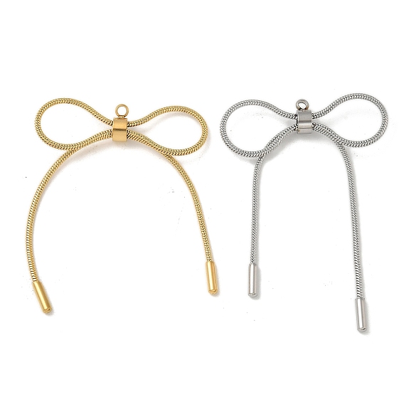 304 подвески из нержавеющей стали, очарование бантом