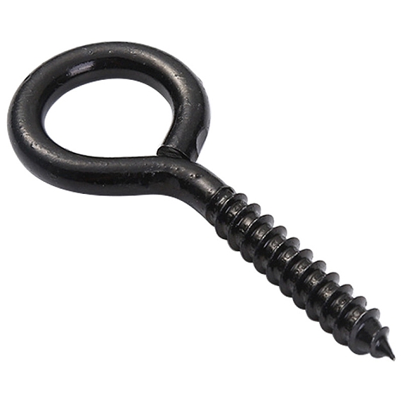 Iron Screw Eye Pin Peg Bails, For Half Drilled Beads
