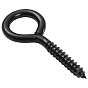 Iron Screw Eye Pin Peg Bails, For Half Drilled Beads