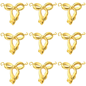 10 шт. 304 подвески-бантики из нержавеющей стали, ионное покрытие (ip)