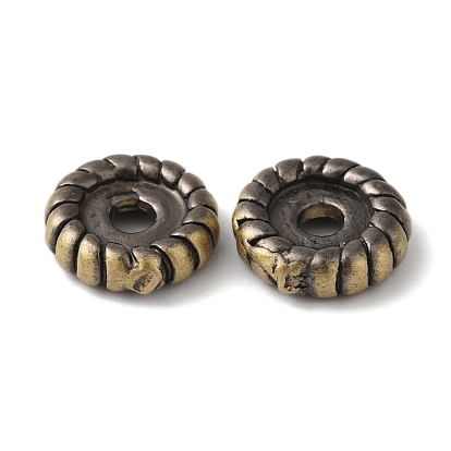 Стойки обшивки латунные бусины, без кадмия и без свинца, плоско-круглые