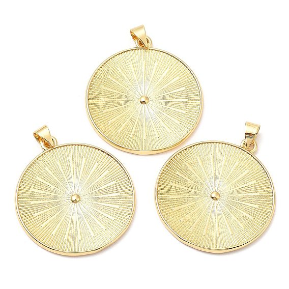 Стойки обшивки латунные подвески, долговечный, без свинца и без кадмия, плоский круглый шарм