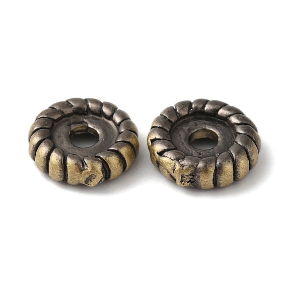 Стойки обшивки латунные бусины, без кадмия и без свинца, плоско-круглые