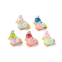 Alloy Enamel Pendants, Parrot Charms