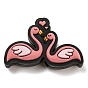 Valentine's Day Swan Silicone Focal Beads, Chewing Beads For Teethers, DIY Nursing Necklaces Making
