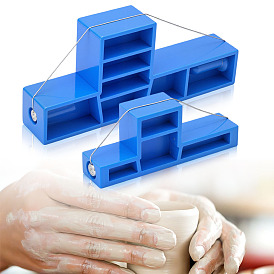 2шт. резак для глины из АБС-пластика и железной проволоки, глиняные инструменты