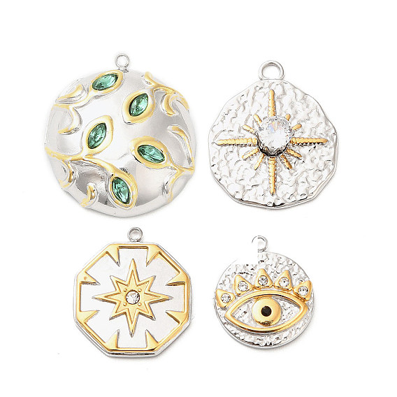 304 из нержавеющей стали горный хрусталь подвески