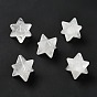 Natural Quartz Crystal Beads, No Hole/Undrilled, Merkaba Star