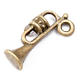 Antique Alloy Pendant, Trumpet