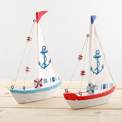 China Factory Mediterranean sailboat model small ornaments smooth