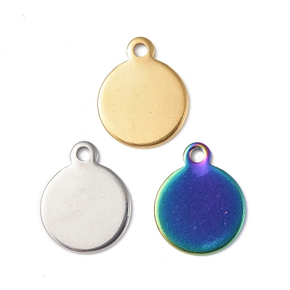 304 прелести нержавеющей стали, плоский круглый шарм