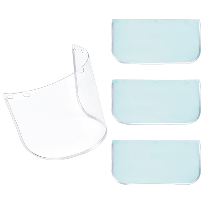 6шт. защитная лицевая маска для шлема для домашних животных с алюминиевой окантовкой, прямоугольные