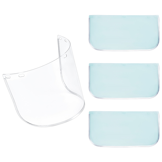 6шт. защитная лицевая маска для шлема для домашних животных с алюминиевой окантовкой, прямоугольные