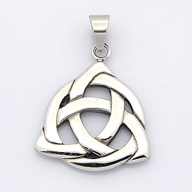 Ретро 304 из нержавеющей стали подвески, троица узел