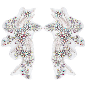 Аппликации из полиэфирного стекла и страз