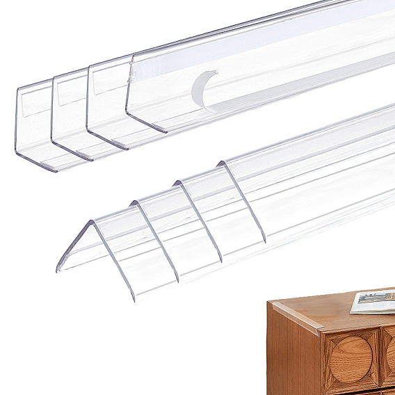 Пластиковый самоклеящийся настенный защитный уголок, угловой защитник