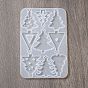 DIY Christams Silicone Pendant Molds, Resin Casting Molds, Tree/Reineer/Snowflake